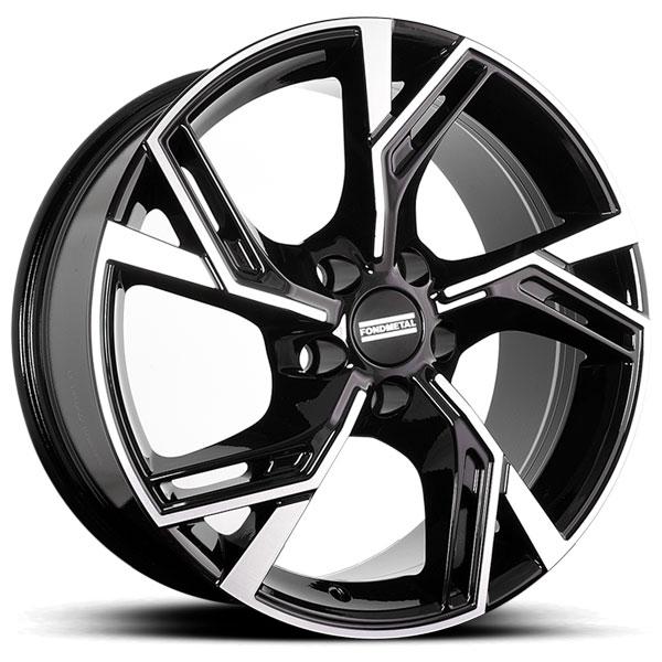 FONDMETAL ATENA GLOSSY BLACK MACHINED FONDMETAL ATENA GLOSSY BLACK MACHINED